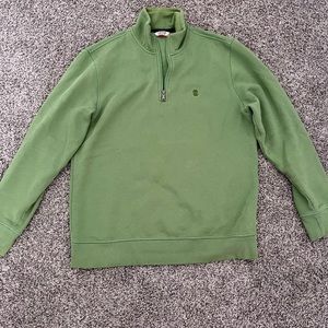IZOD Green Quarter Zip - Sz M